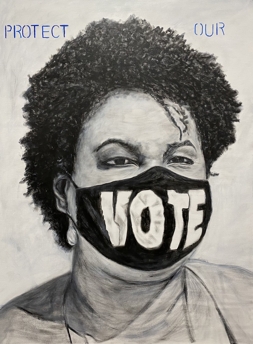 "Stacy Abrams" 40"x30"